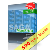 SAGA ManProp - program pentru calcularea si facturarea chiriei si intretinerii a proprietatilor inchiriate